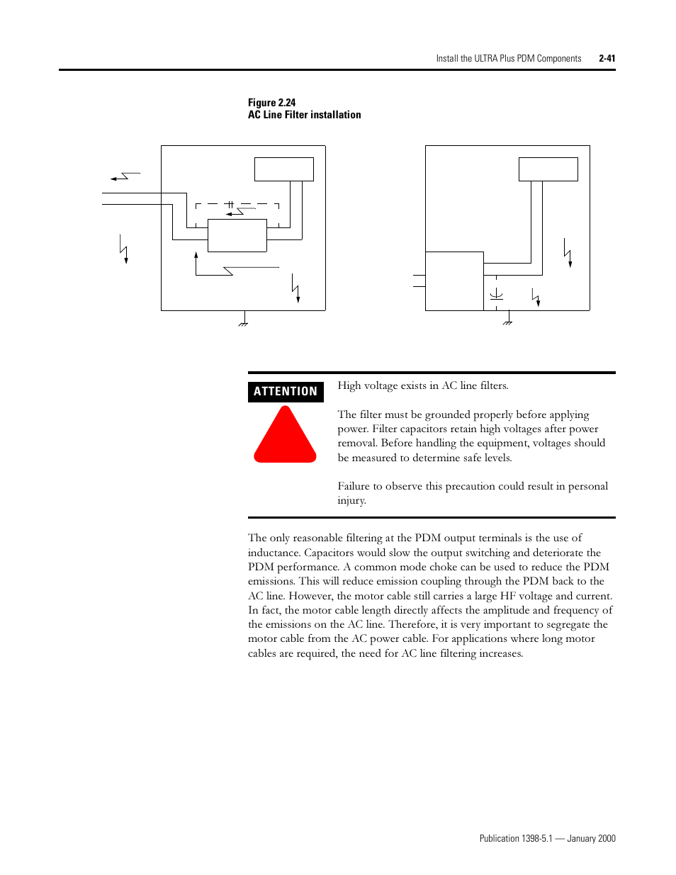 Rockwell Automation 1398-PDM-xxx ULTRA Plus Series Positioning Drive Module User Manual | Page 59 / 156