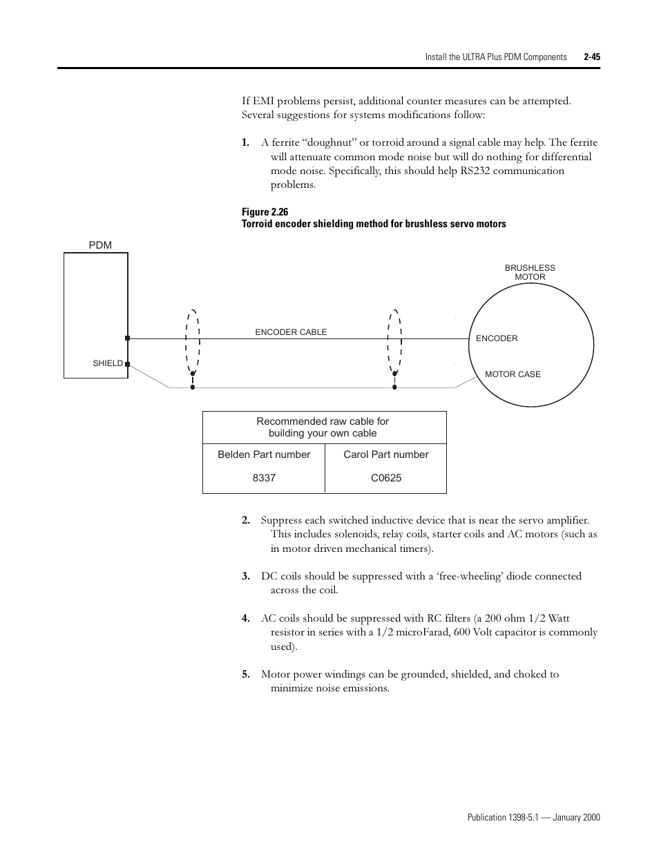 Rockwell Automation 1398-PDM-xxx ULTRA Plus Series Positioning Drive Module User Manual | Page 63 / 156