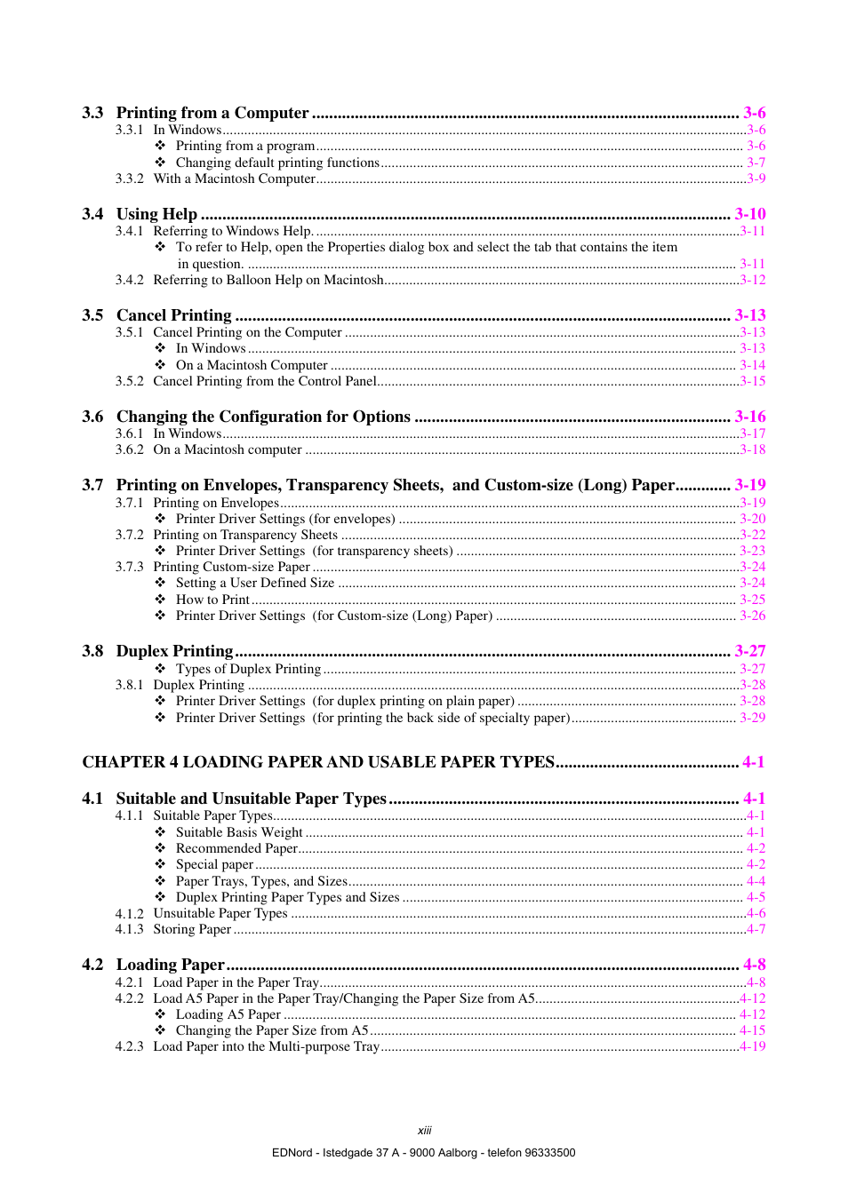 Brother HL-4000CN User Manual | Page 13 / 183