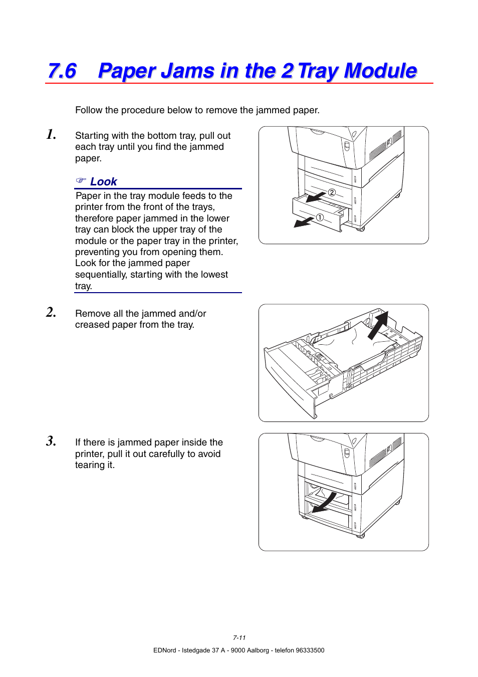 6 paper jams in the 2 tray module | Brother HL-4000CN User Manual | Page 145 / 183