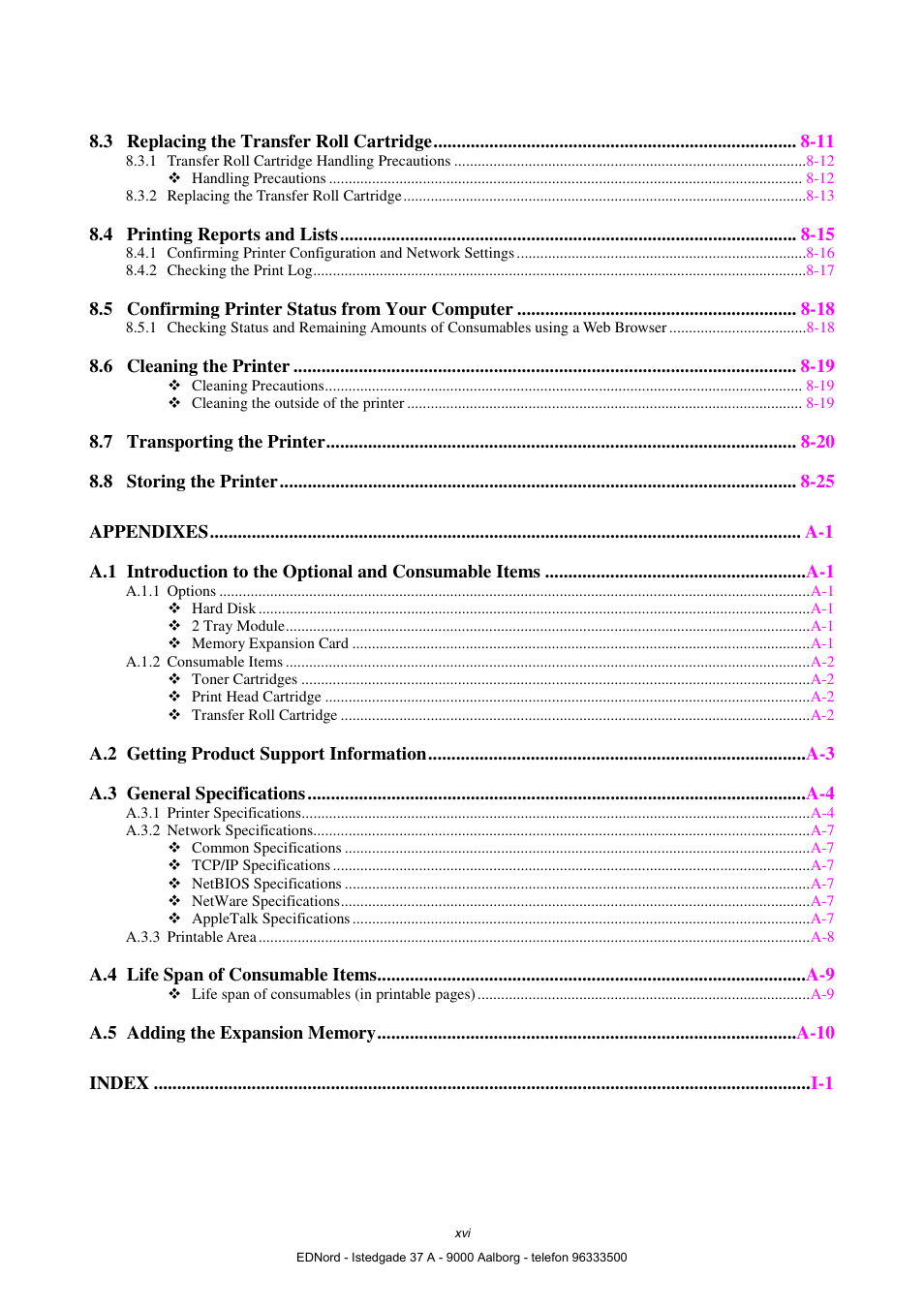 Brother HL-4000CN User Manual | Page 16 / 183