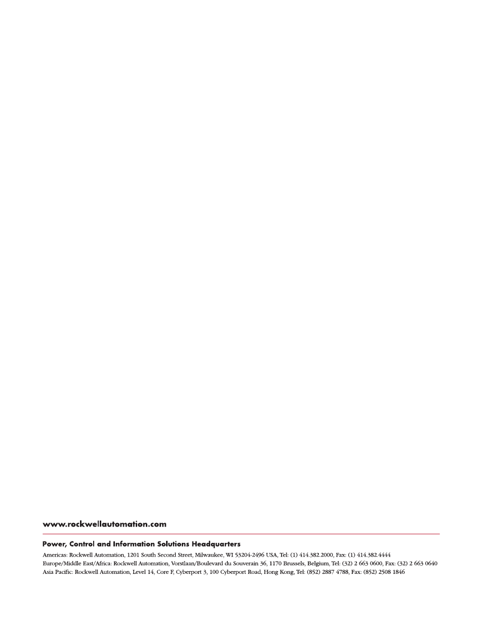 Rockwell Automation 1336T Master/Slave Parallel AC Drv User Manual | Page 53 / 53