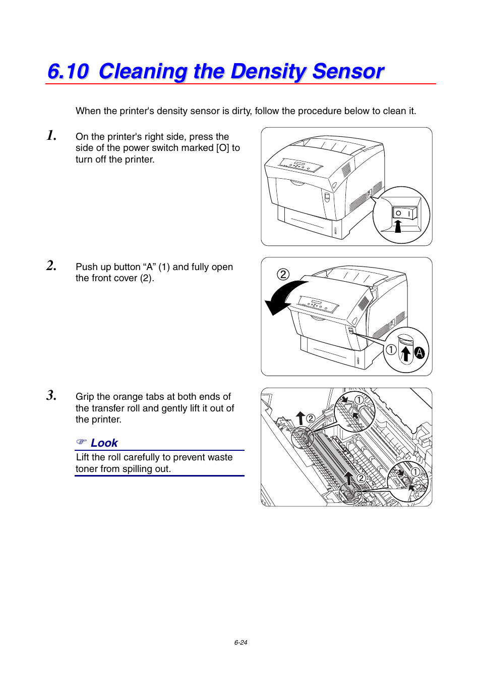 10 cleaning the density sensor | Brother 4000CN User Manual | Page 132 / 183