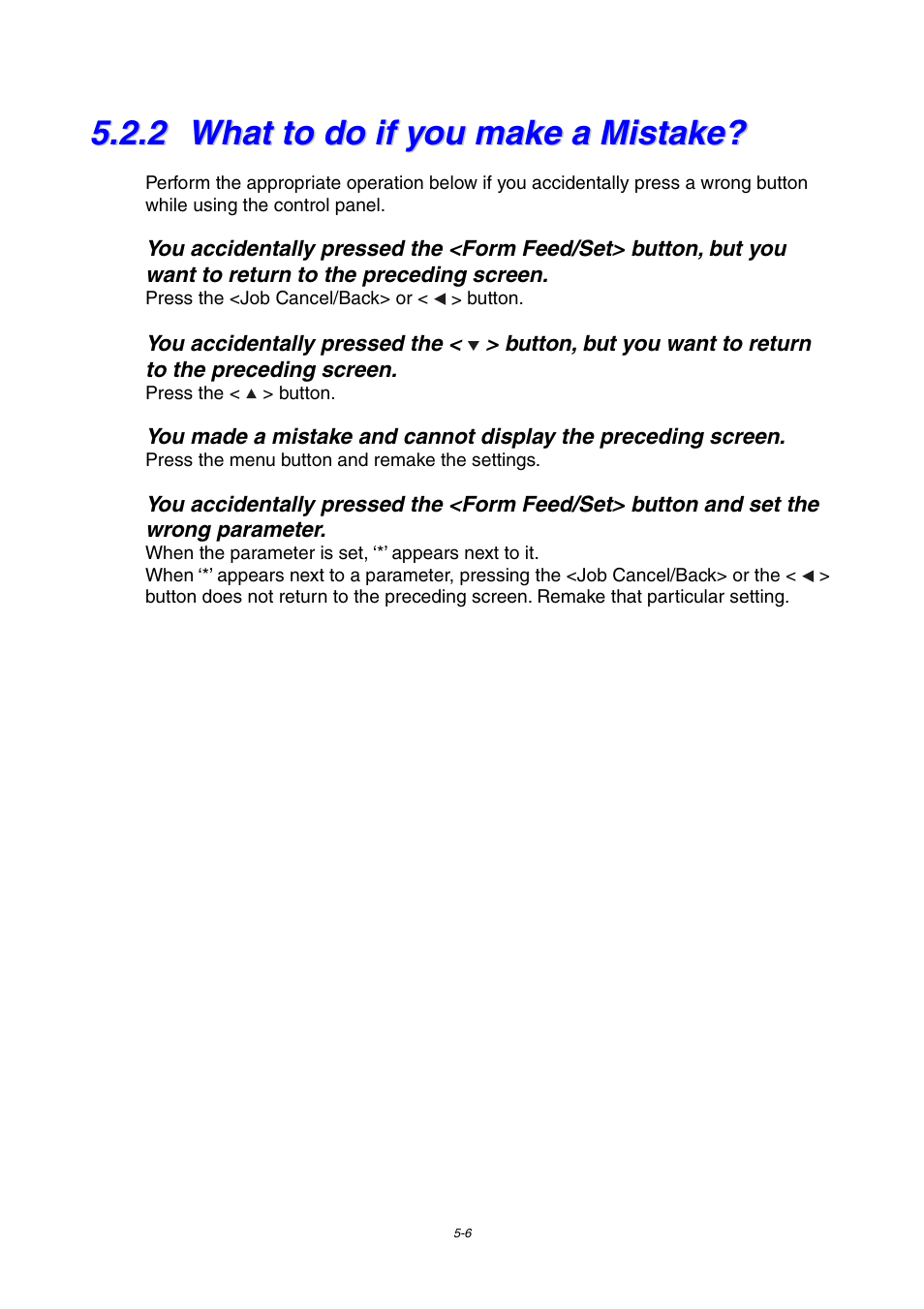 2 what to do if you make a mistake, What to do if you make a mistake | Brother 4000CN User Manual | Page 97 / 183