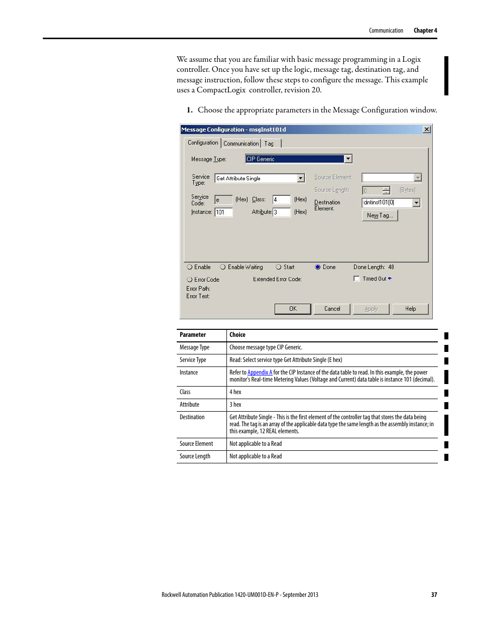 Rockwell Automation 1420 PowerMonitor 500 User Manual | Page 37 / 86