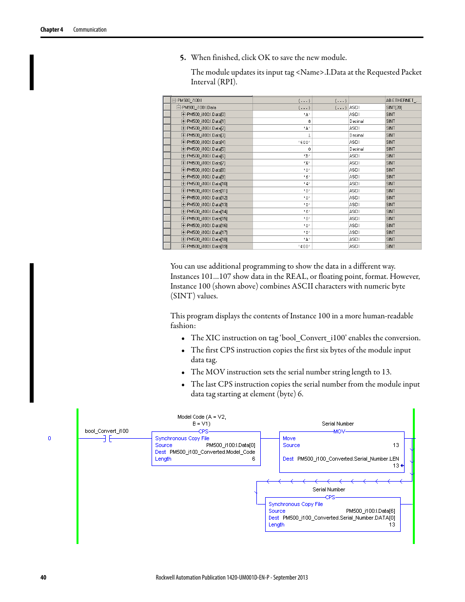 Rockwell Automation 1420 PowerMonitor 500 User Manual | Page 40 / 86