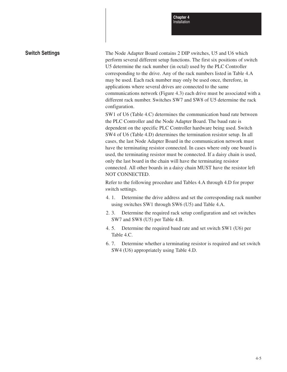Rockwell Automation 1395 Node Adapter Board User Manual | Page 55 / 70