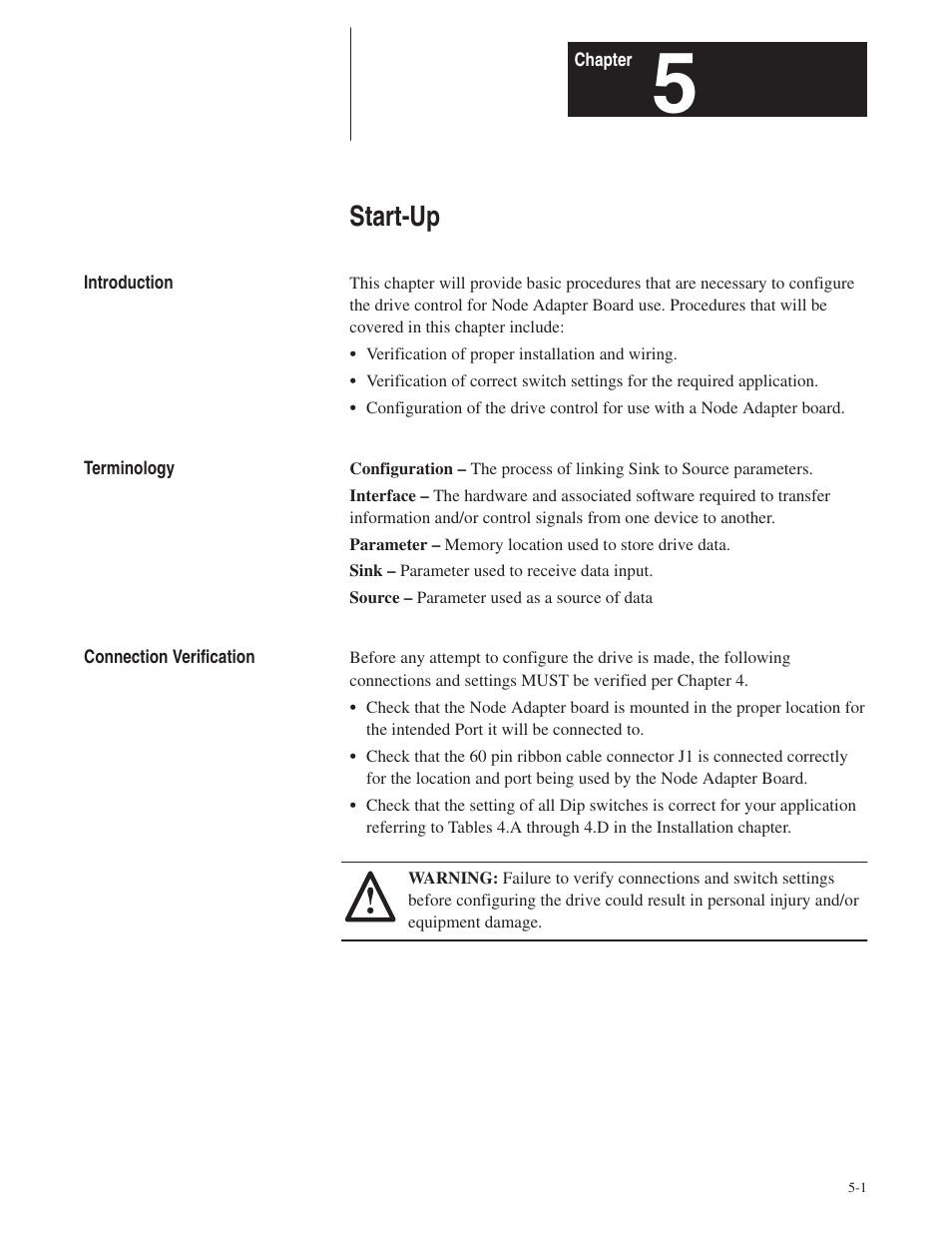 Start-up | Rockwell Automation 1395 Node Adapter Board User Manual | Page 59 / 70