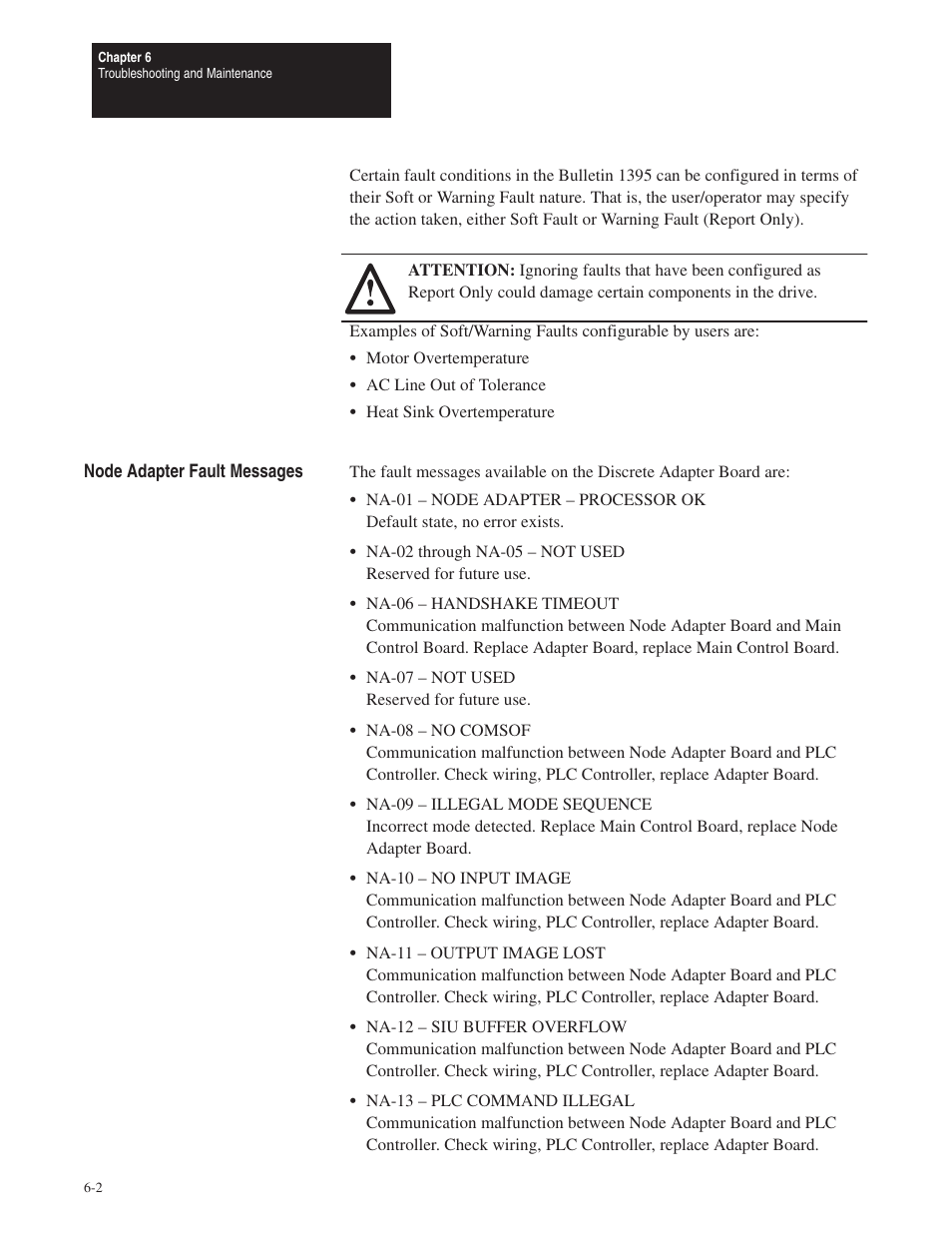 Rockwell Automation 1395 Node Adapter Board User Manual | Page 64 / 70