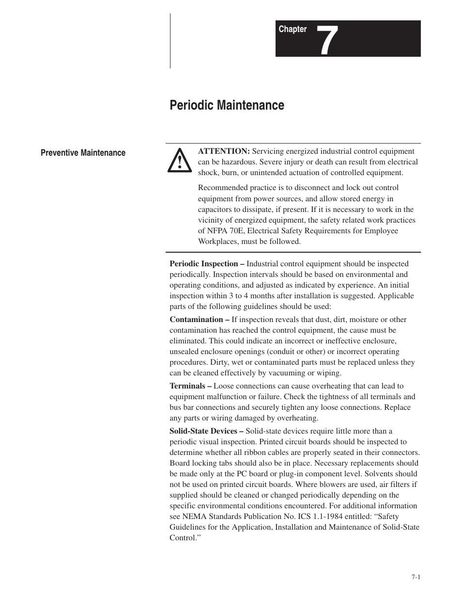 Periodic maintenance | Rockwell Automation 1395 Node Adapter Board User Manual | Page 67 / 70