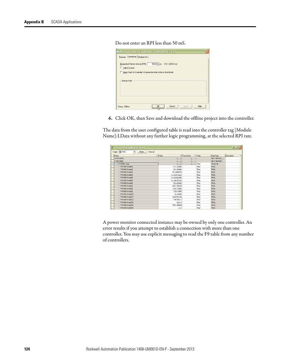 Rockwell Automation 1408-EMxx PowerMonitor 1000 Unit User Manual | Page 124 / 134