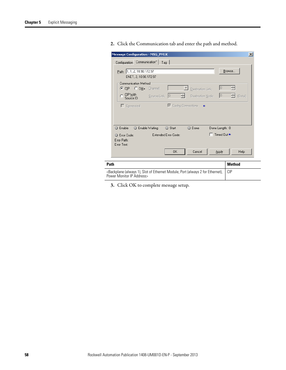 Rockwell Automation 1408-EMxx PowerMonitor 1000 Unit User Manual | Page 58 / 134