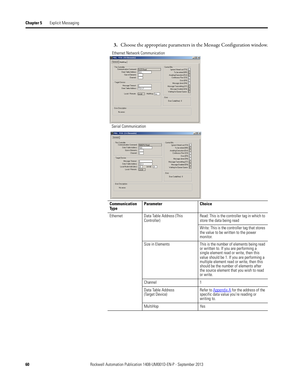 Rockwell Automation 1408-EMxx PowerMonitor 1000 Unit User Manual | Page 60 / 134