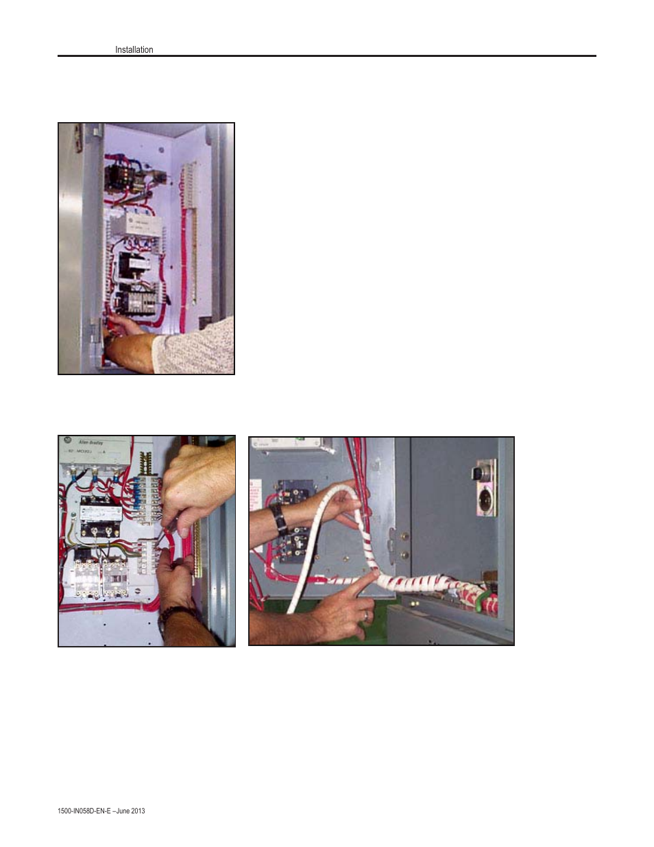 Wiring the control circuit | Rockwell Automation 1500 Modular Protection System Conversion Kit (Bulletin 1406 to Bulletin 825 Plus) User Manual | Page 20 / 38