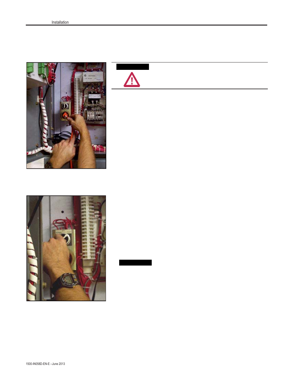 Post installation (testing) | Rockwell Automation 1500 Modular Protection System Conversion Kit (Bulletin 1406 to Bulletin 825 Plus) User Manual | Page 22 / 38