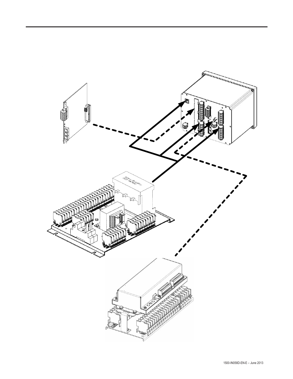 Bulletin 825 plus component configuration, Appendix | Rockwell Automation 1500 Modular Protection System Conversion Kit (Bulletin 1406 to Bulletin 825 Plus) User Manual | Page 33 / 38