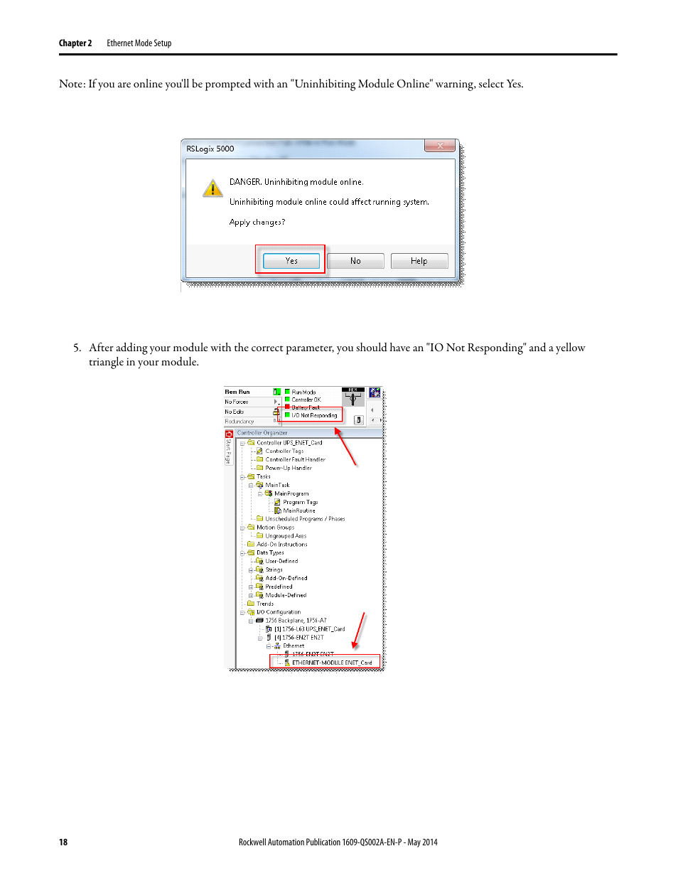 Rockwell Automation 1609-ENET Ethernet Network Card Quick Start User Manual | Page 18 / 31