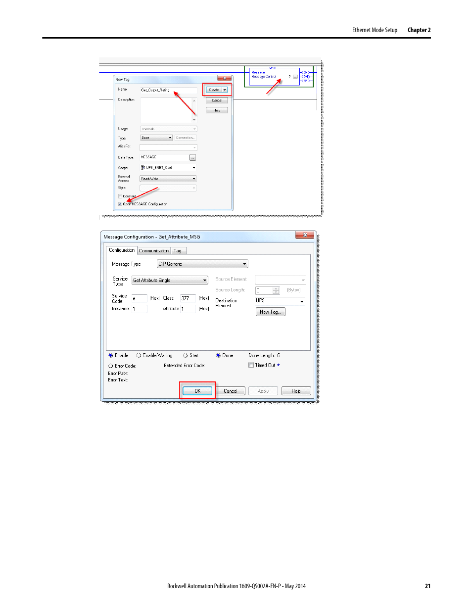 Rockwell Automation 1609-ENET Ethernet Network Card Quick Start User Manual | Page 21 / 31