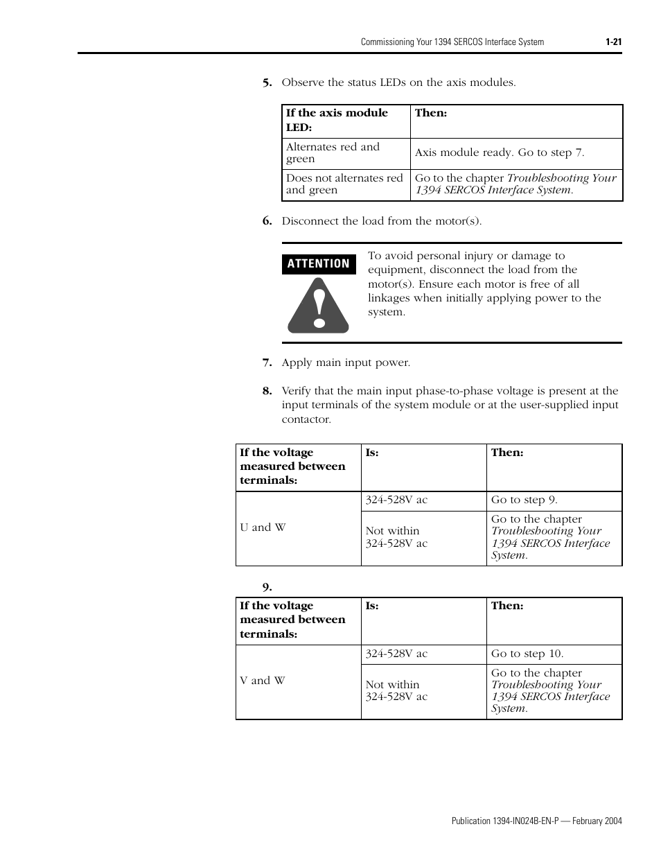Step 5 | Rockwell Automation 1394 SERCOS Interface Multi-Axis Motion Control System User Manual | Page 29 / 87