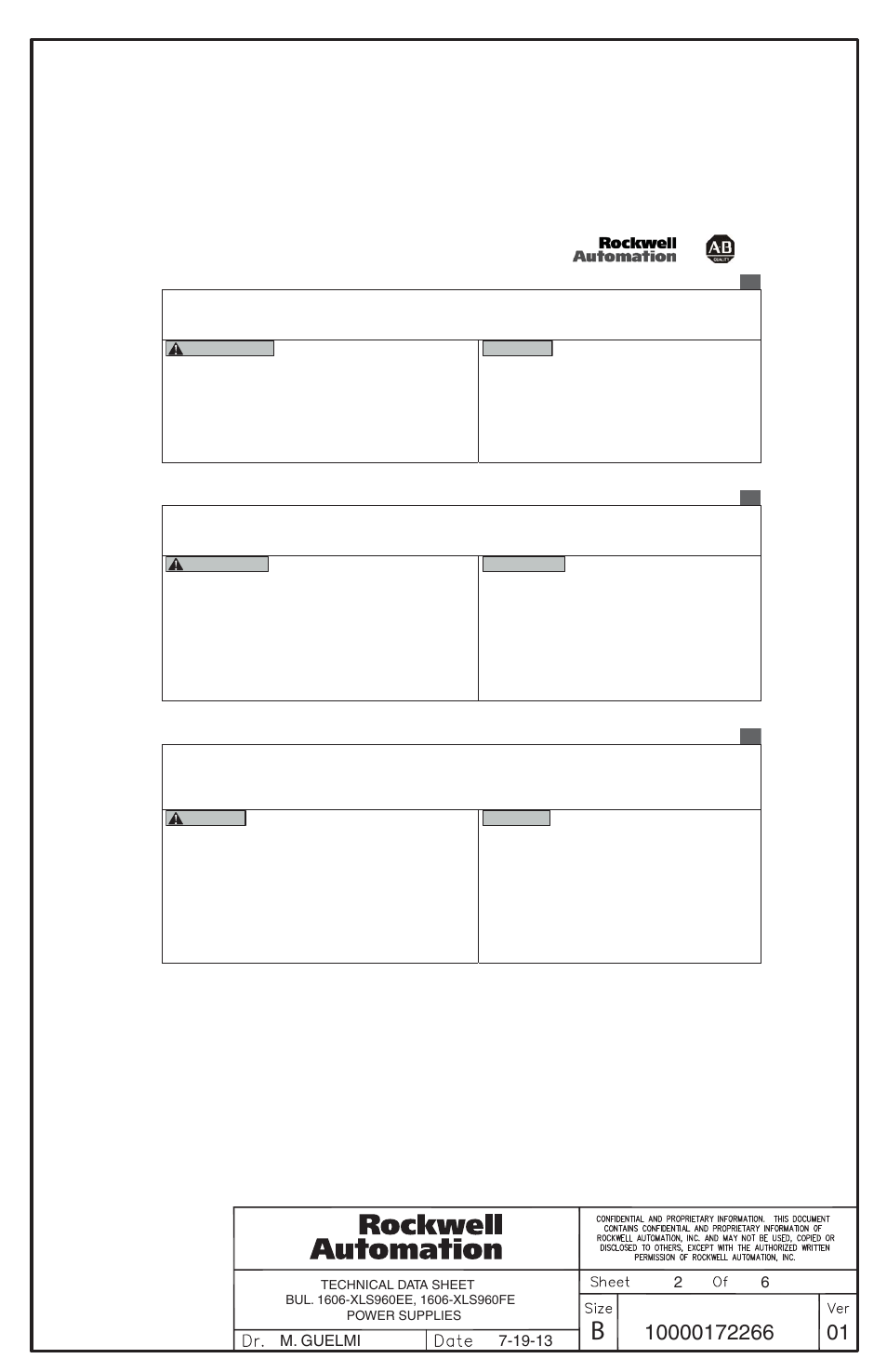 M. guelmi 2 6 | Rockwell Automation 1606-XLS960 DC Power Supply User Manual | Page 2 / 6