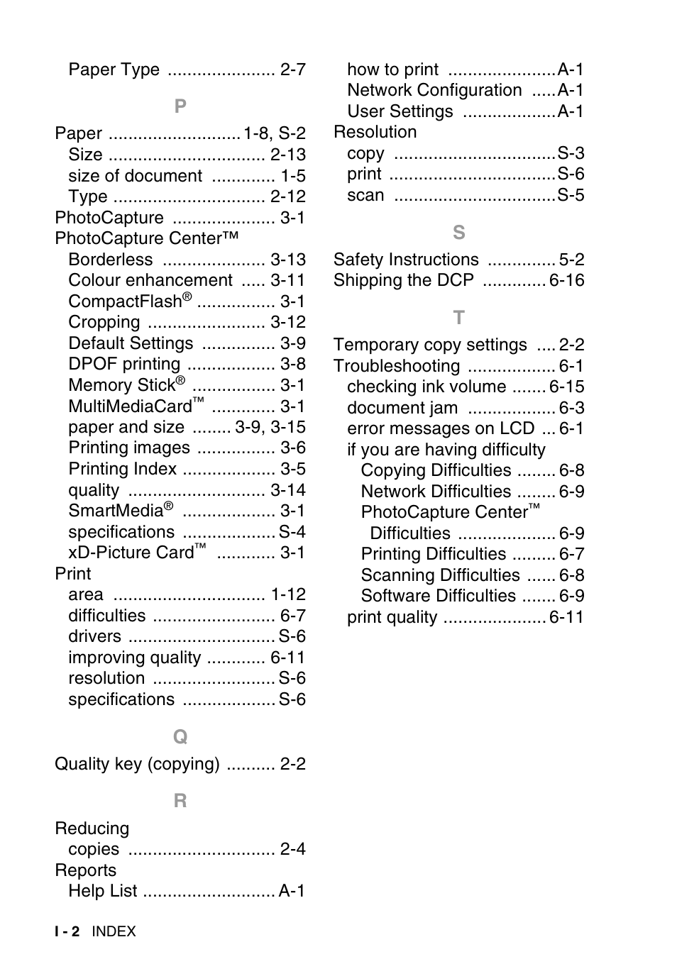 Brother DCP-115C User Manual | Page 108 / 109