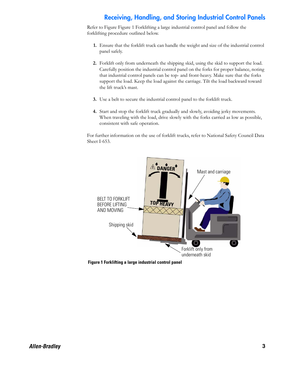 Rockwell Automation Receiving, Handling, and Storing Industrial Control Panels User Manual | Page 3 / 9