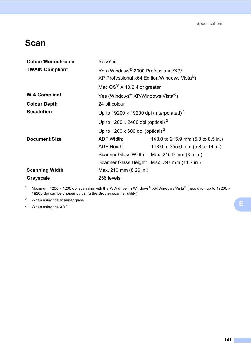 Scan | Brother DCP9040CN User Manual | Page 149 / 158