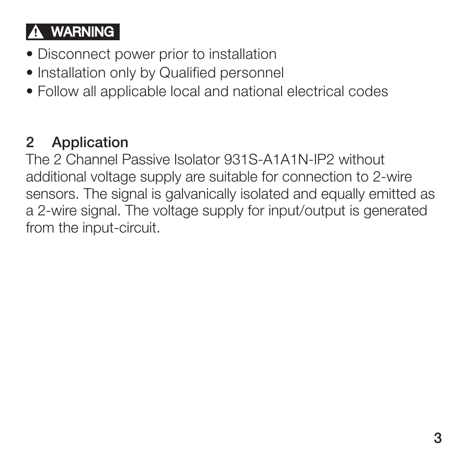 Rockwell Automation 931S-A1A1N-IP2 Passive Isolator, 2 Channel User Manual | Page 3 / 43