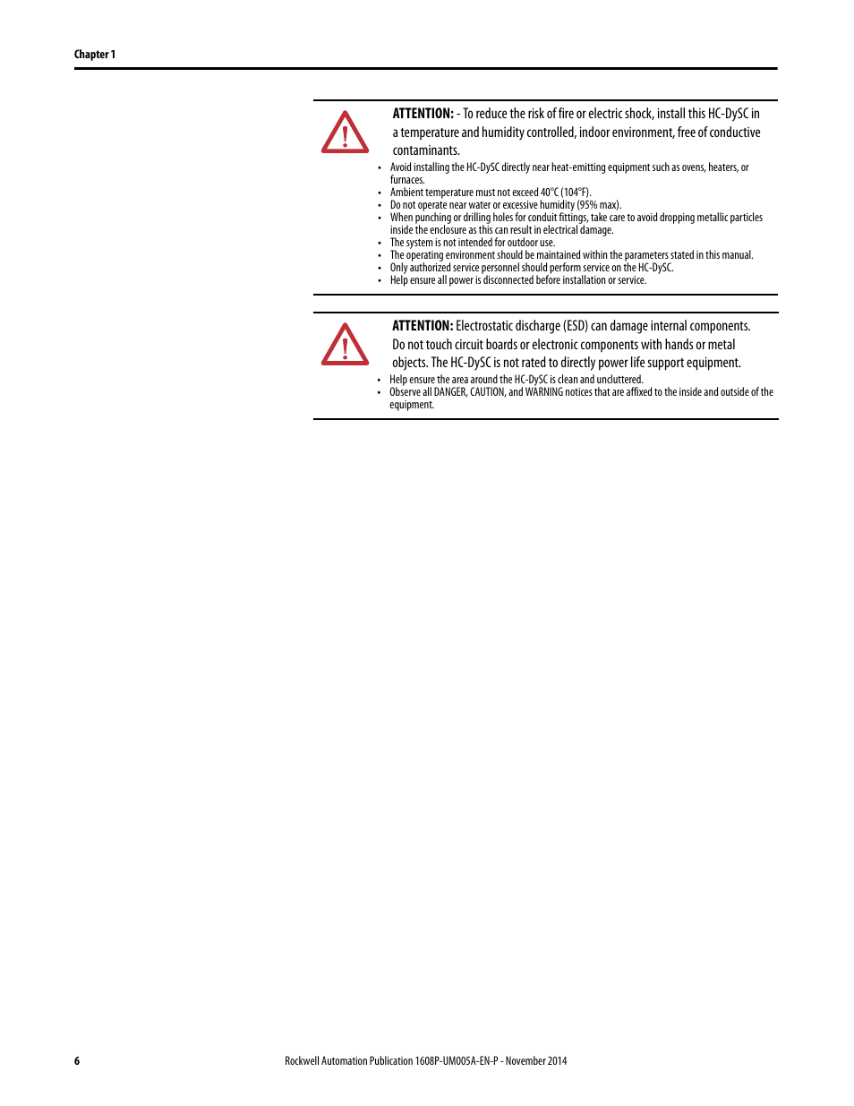 Rockwell Automation 1608P-200A480V... HC-DySC User Manual User Manual | Page 6 / 45