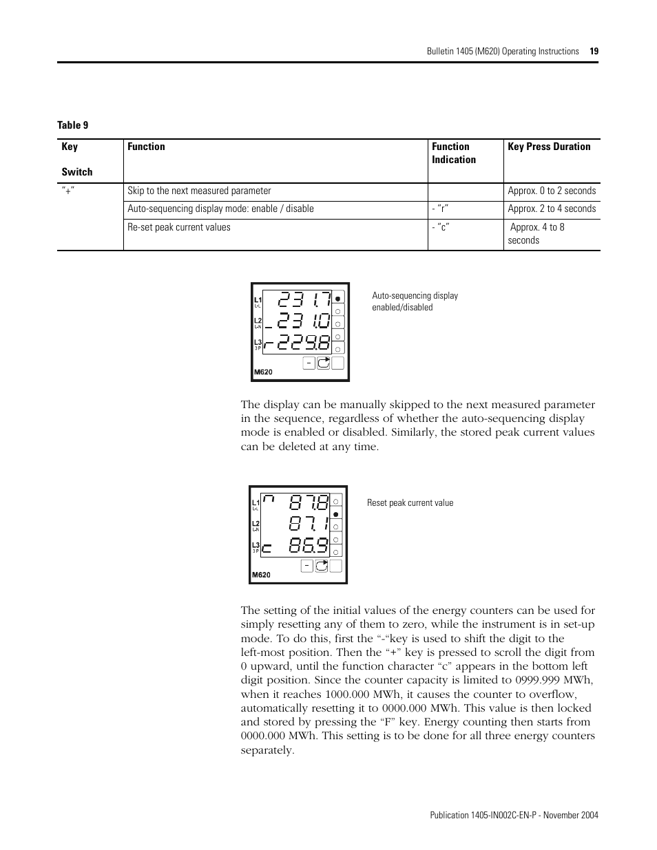 Rockwell Automation 1405-M620 Operating Instructions User Manual | Page 19 / 24