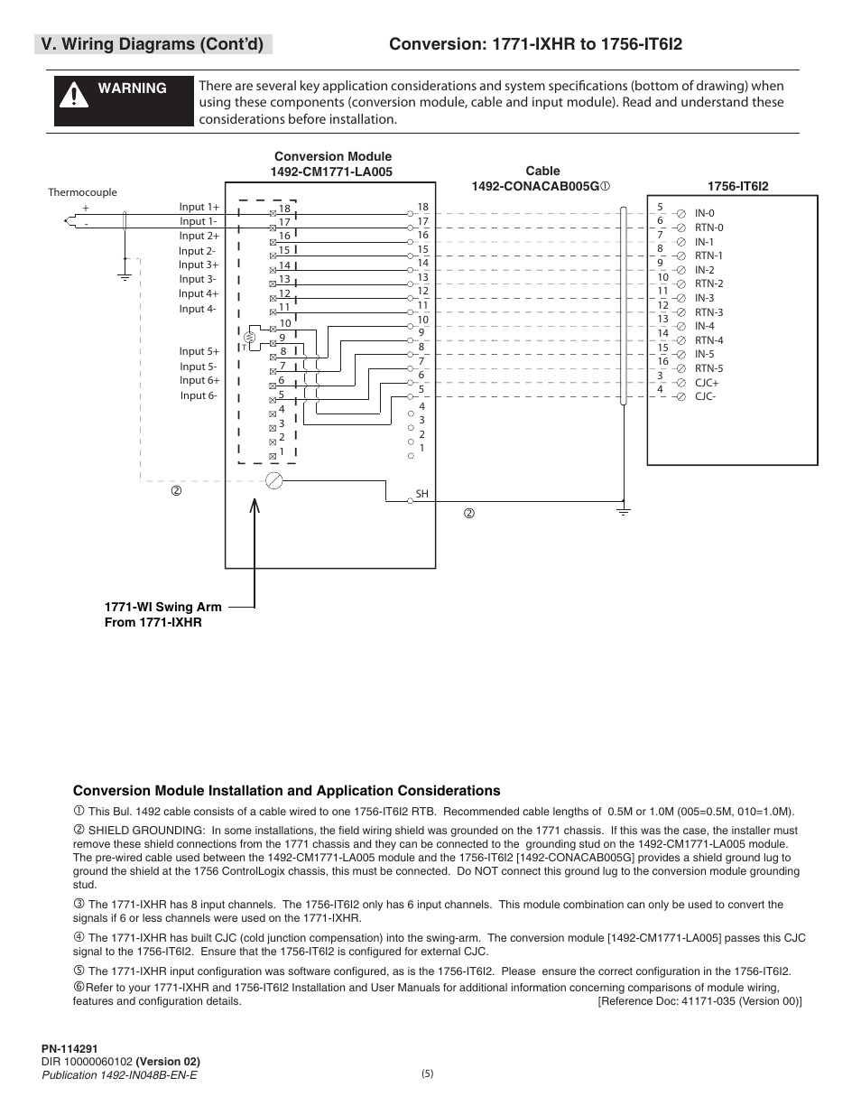 Rockwell Automation 1492-CM1771-LA005 Analog I/O Conversion Module User Manual | Page 5 / 8