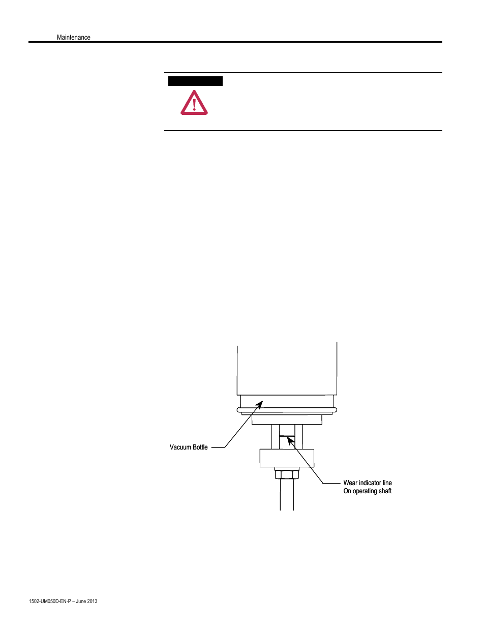 Routine maintenance (cont.) | Rockwell Automation 1502 400 Amp Medium Voltage Contactor (Series D) User Manual | Page 30 / 54