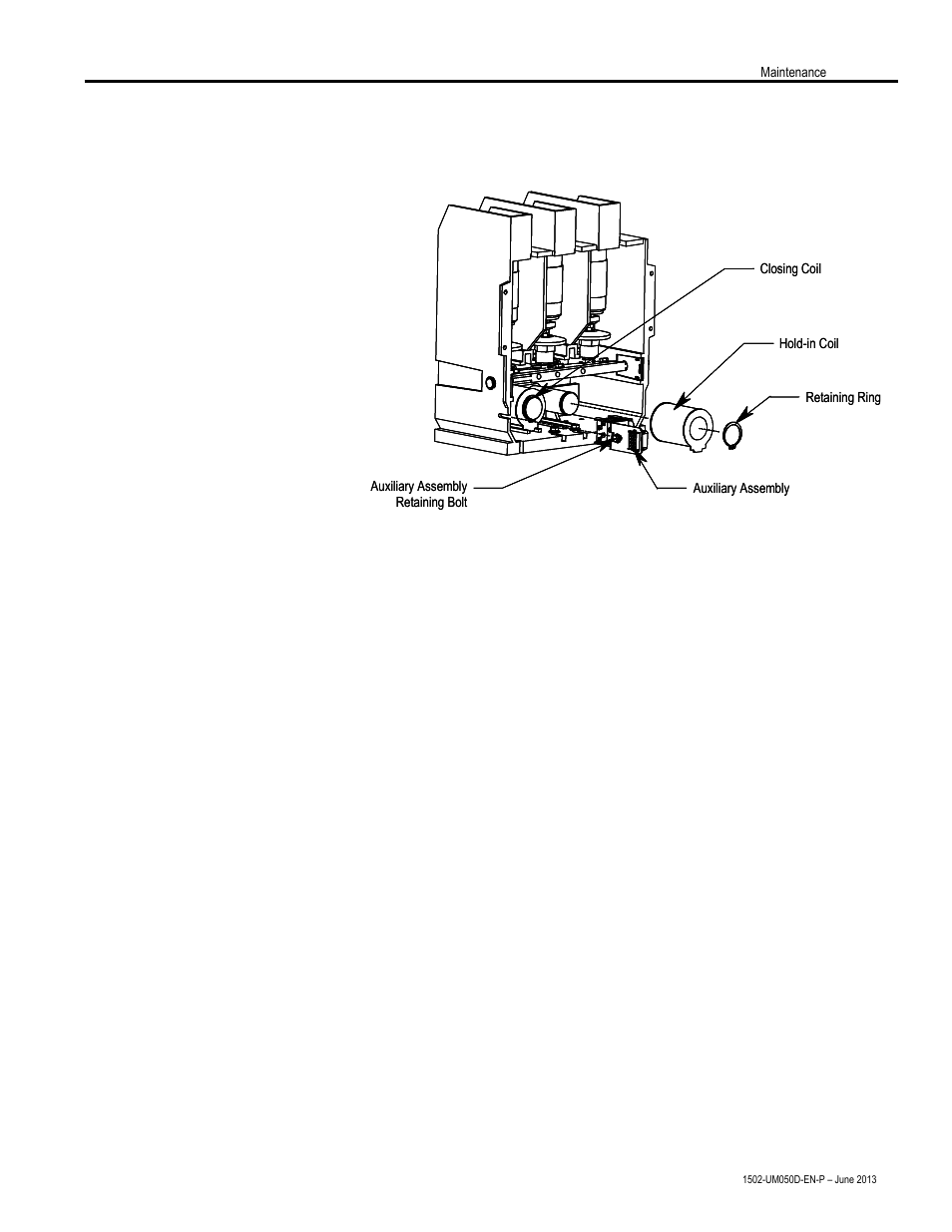 Rockwell Automation 1502 400 Amp Medium Voltage Contactor (Series D) User Manual | Page 37 / 54