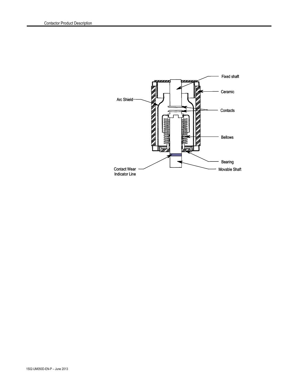 Vacuum bottle description | Rockwell Automation 1502 400 Amp Medium Voltage Contactor (Series D) User Manual | Page 6 / 54