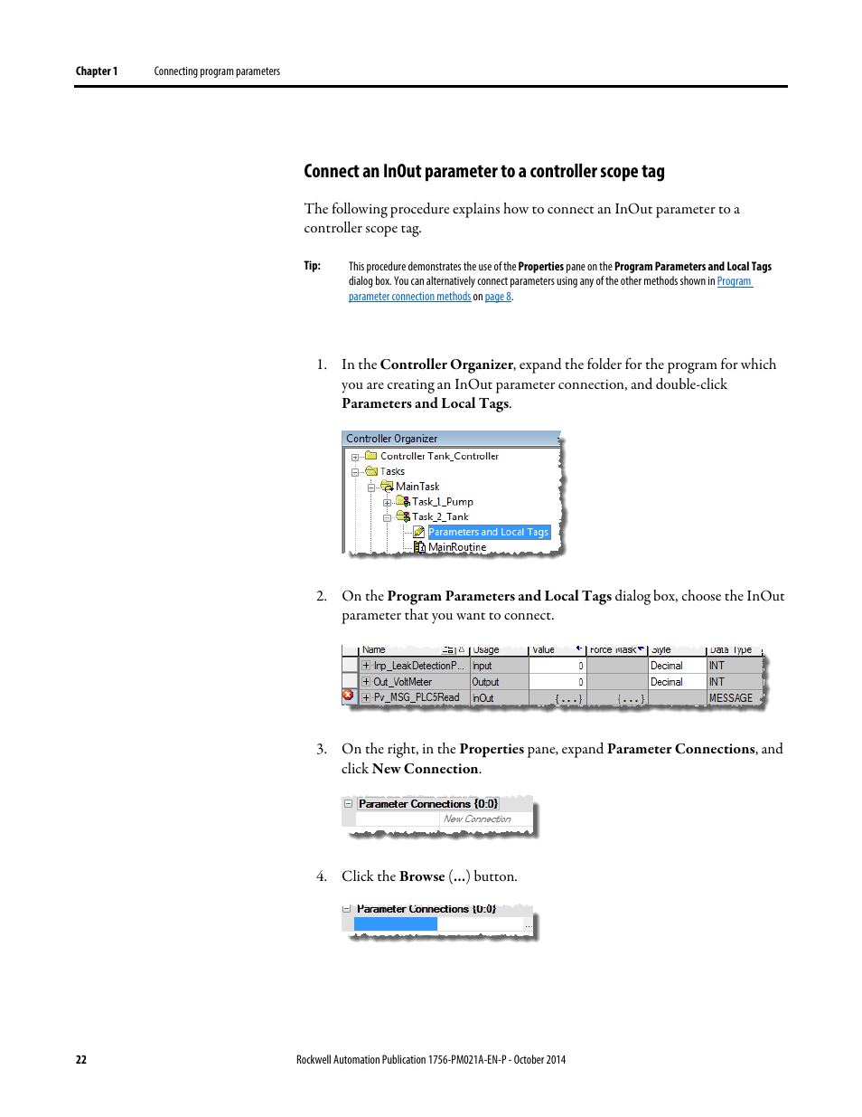 Rockwell Automation Logix5000 Program Parameters Programming Manual User Manual | Page 22 / 36