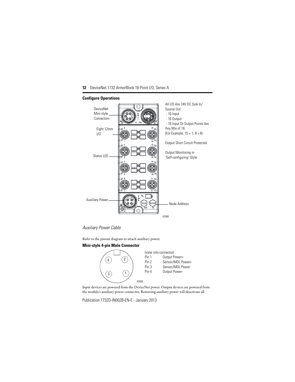 Rockwell Automation 1732D-XXXX PointBlock 16 dc Input Module Installation Instructions User Manual | Page 12 / 24