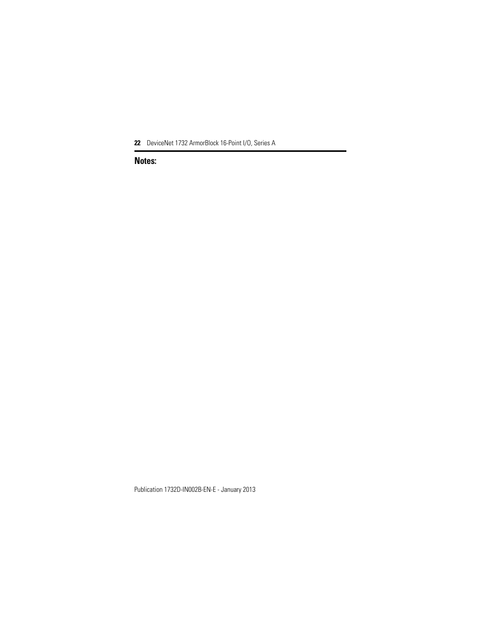 Rockwell Automation 1732D-XXXX PointBlock 16 dc Input Module Installation Instructions User Manual | Page 22 / 24