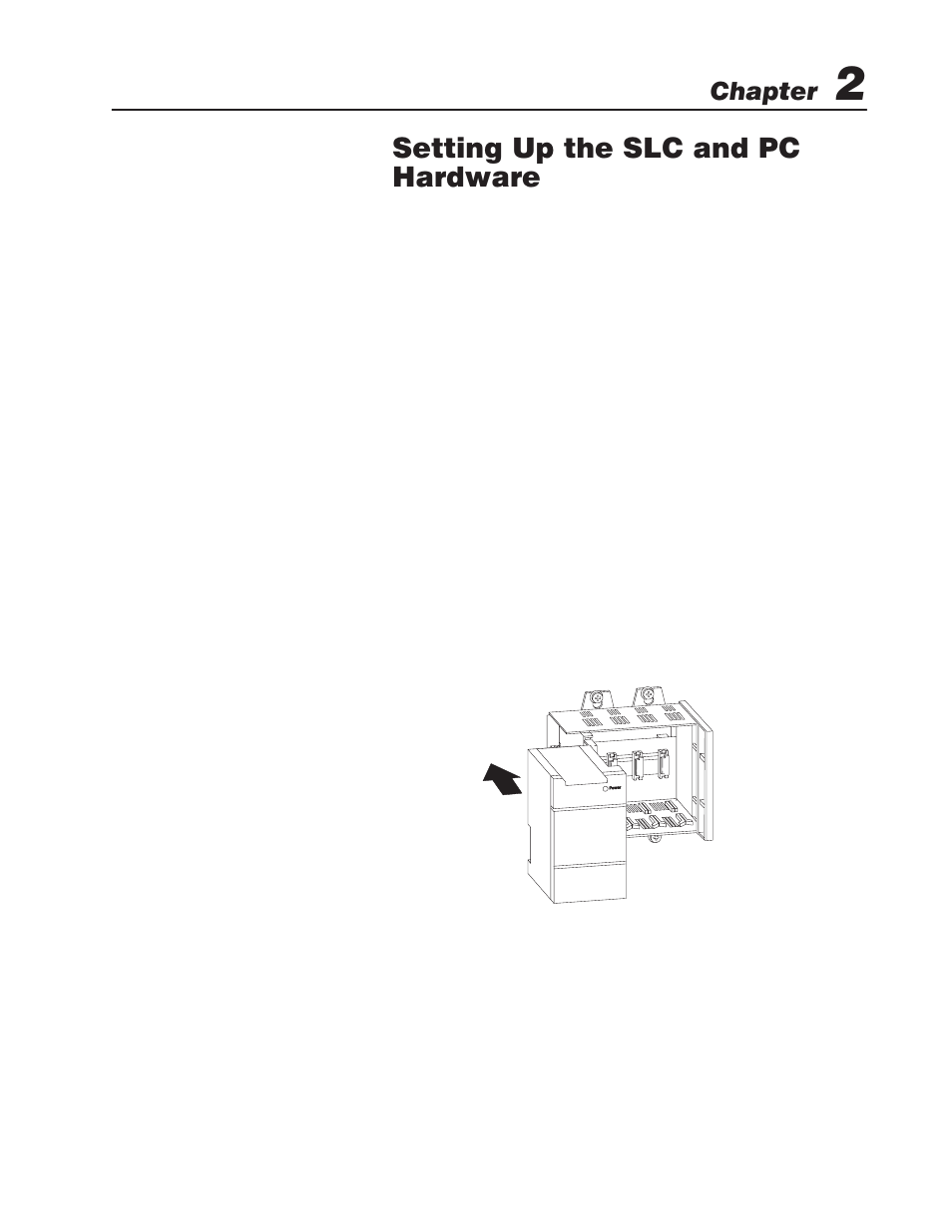 2 - setting up the slc and pc hardware, Required tools and equipment, Install the power supply | Setting up the slc and pc hardware, Chapter | Rockwell Automation 1747-L55x,D174710.4 SLC 500 Ethernet User Manual | Page 13 / 70