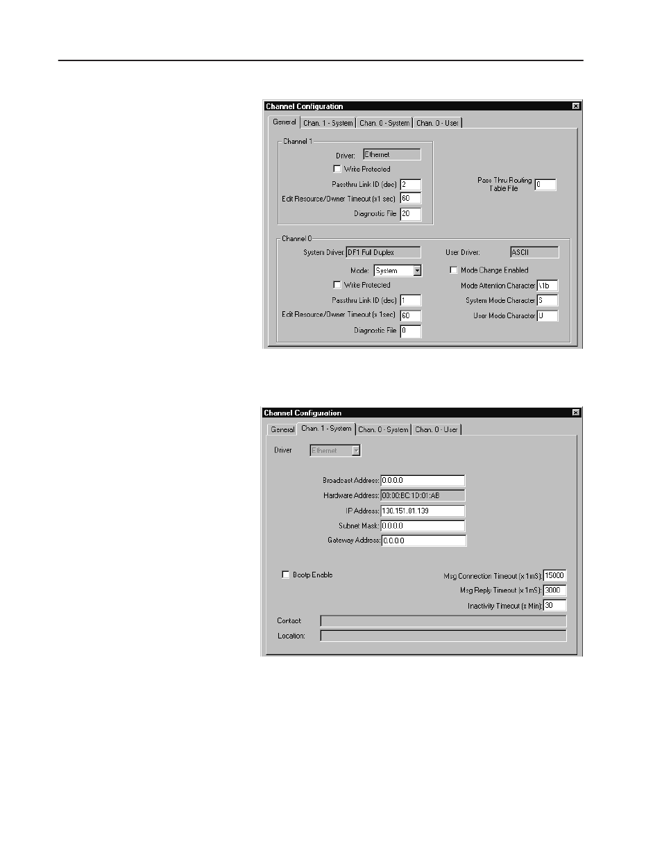 Rockwell Automation 1747-L55x,D174710.4 SLC 500 Ethernet User Manual | Page 54 / 70