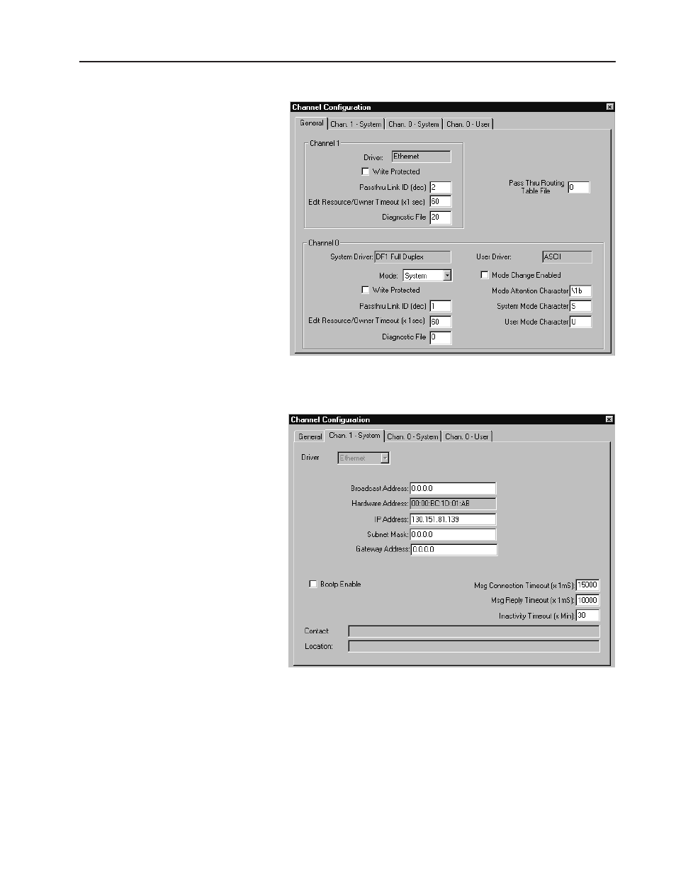 Rockwell Automation 1747-L55x,D174710.4 SLC 500 Ethernet User Manual | Page 63 / 70