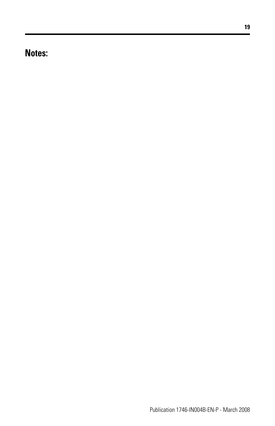 Rockwell Automation 1746-Px SLC 500 Power Supplies Installation Instructions User Manual | Page 19 / 20
