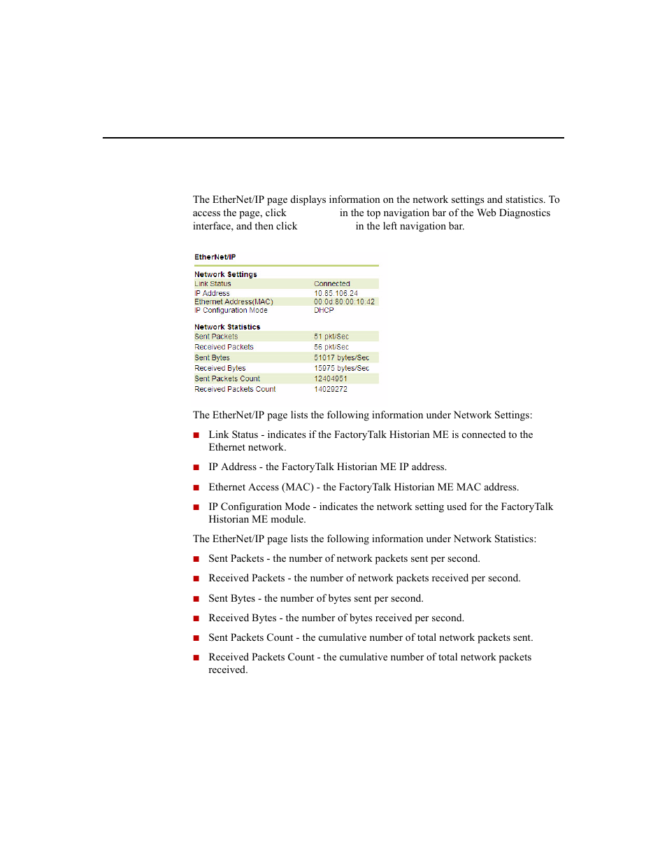 Ethernet/ip | Rockwell Automation 1756-HIST2G Historian ME 2.1  User Manual | Page 193 / 320