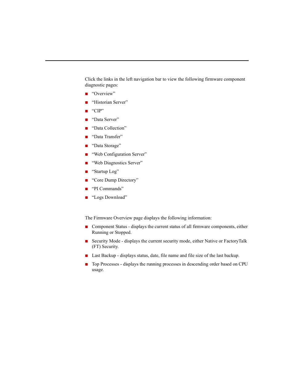 Overview | Rockwell Automation 1756-HIST2G Historian ME 2.1  User Manual | Page 198 / 320