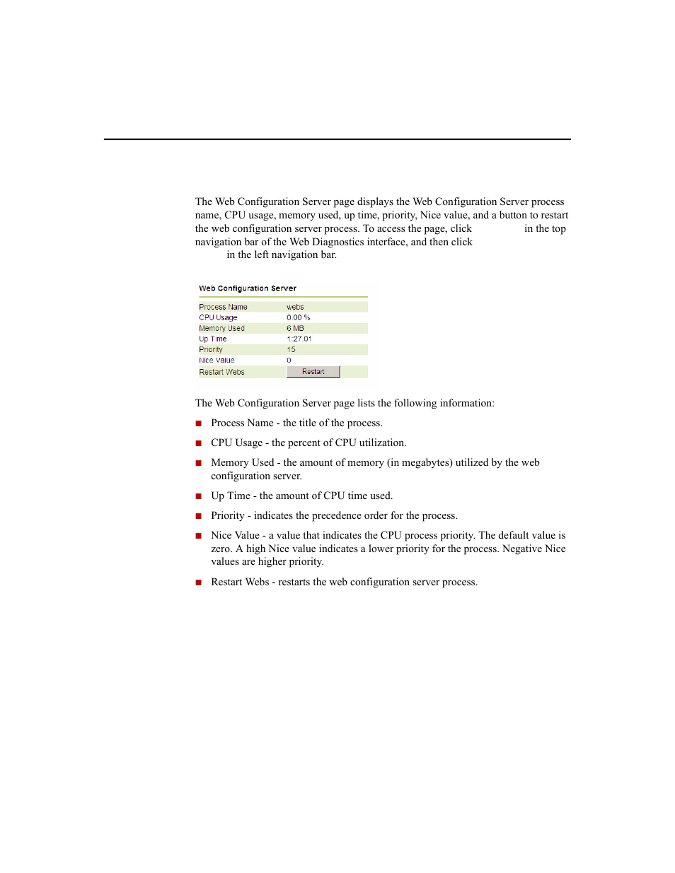 Web configuration server | Rockwell Automation 1756-HIST2G Historian ME 2.1  User Manual | Page 205 / 320