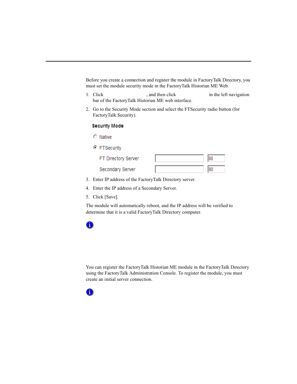 Registering the module in factorytalk directory | Rockwell Automation 1756-HIST2G Historian ME 2.1  User Manual | Page 238 / 320