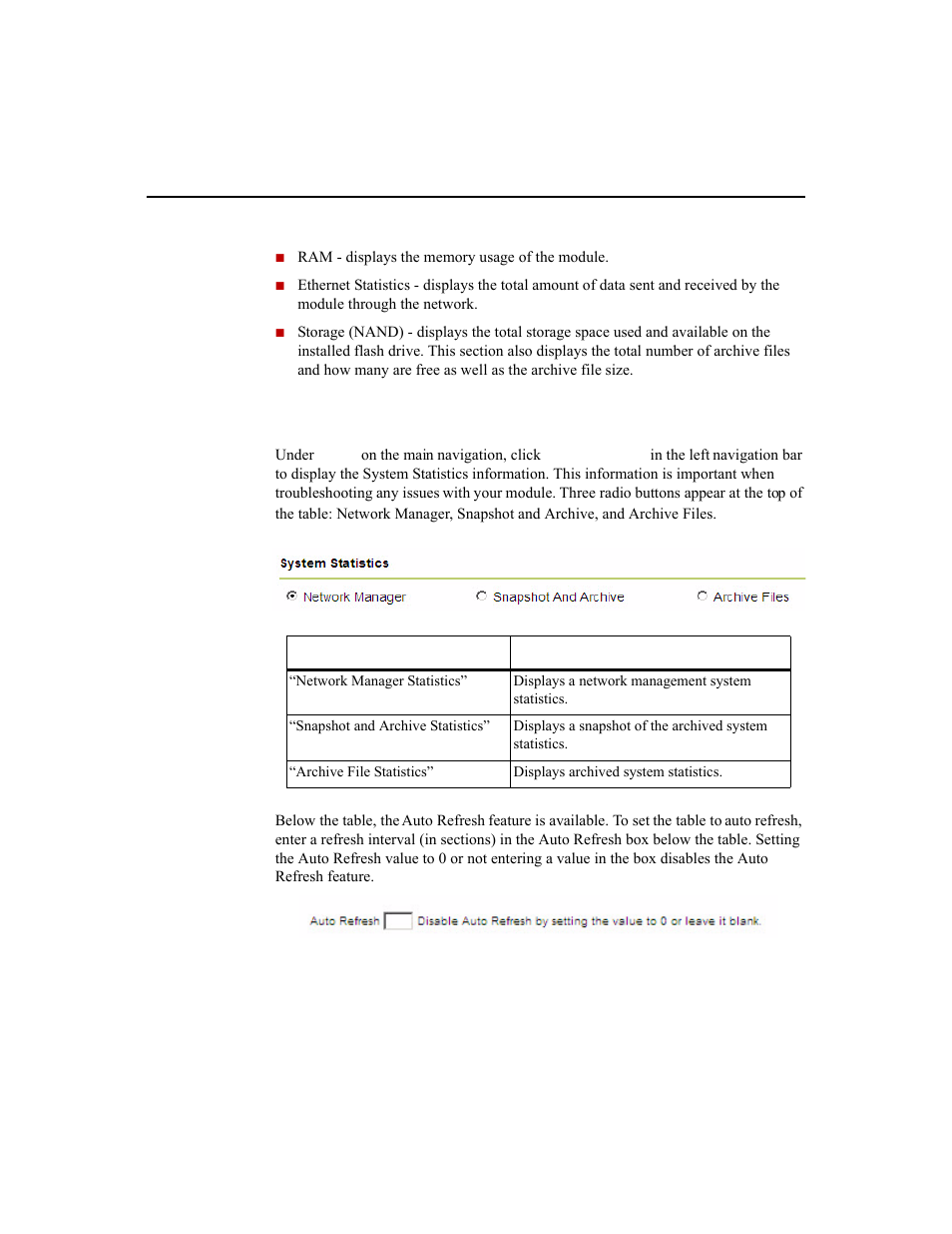 System statistics | Rockwell Automation 1756-HIST2G Historian ME 2.1  User Manual | Page 51 / 320