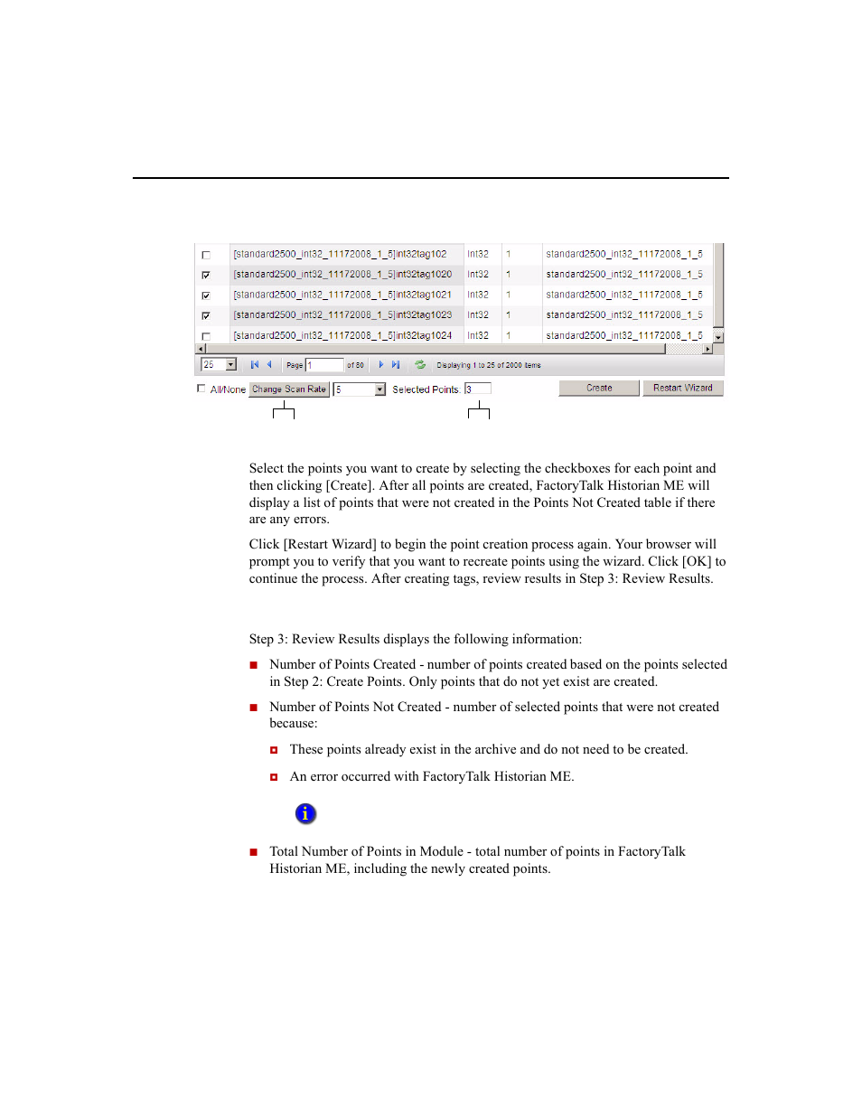 Reviewing results | Rockwell Automation 1756-HIST2G Historian ME 2.1  User Manual | Page 81 / 320