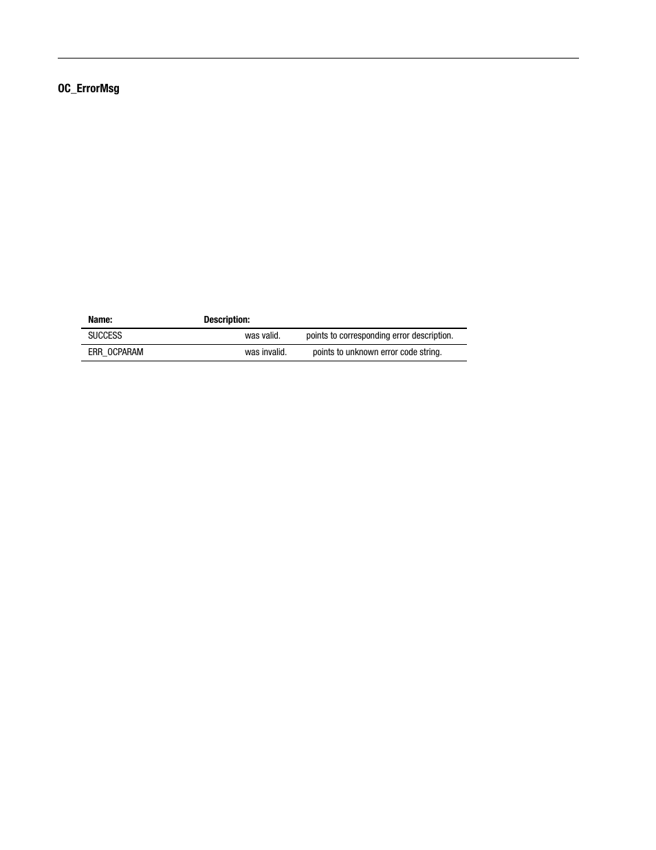 Oc_errormsg -18 | Rockwell Automation 1747-PCINT API Software for 1746 I/O User Manual | Page 72 / 155