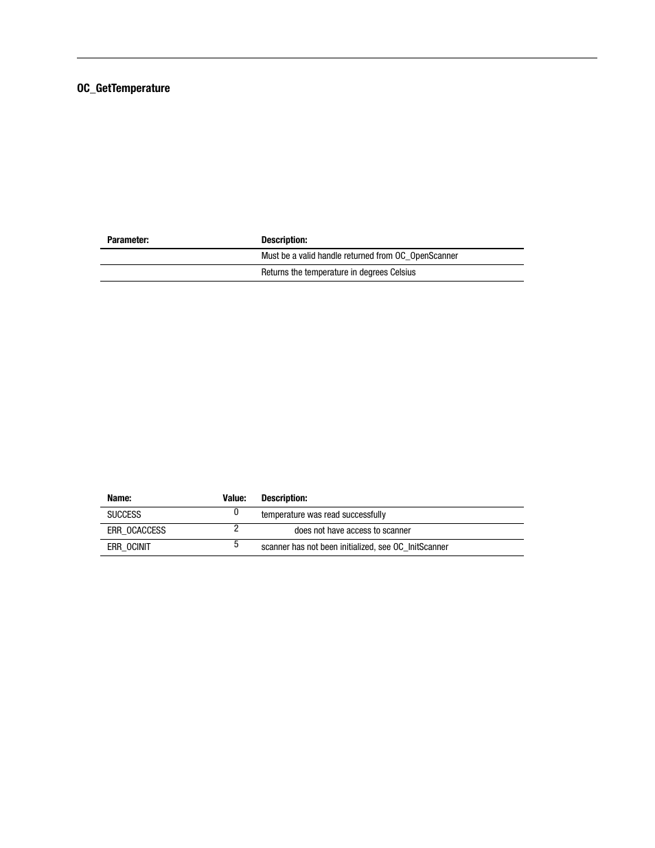 Oc_gettemperature -41 | Rockwell Automation 1747-PCINT API Software for 1746 I/O User Manual | Page 95 / 155