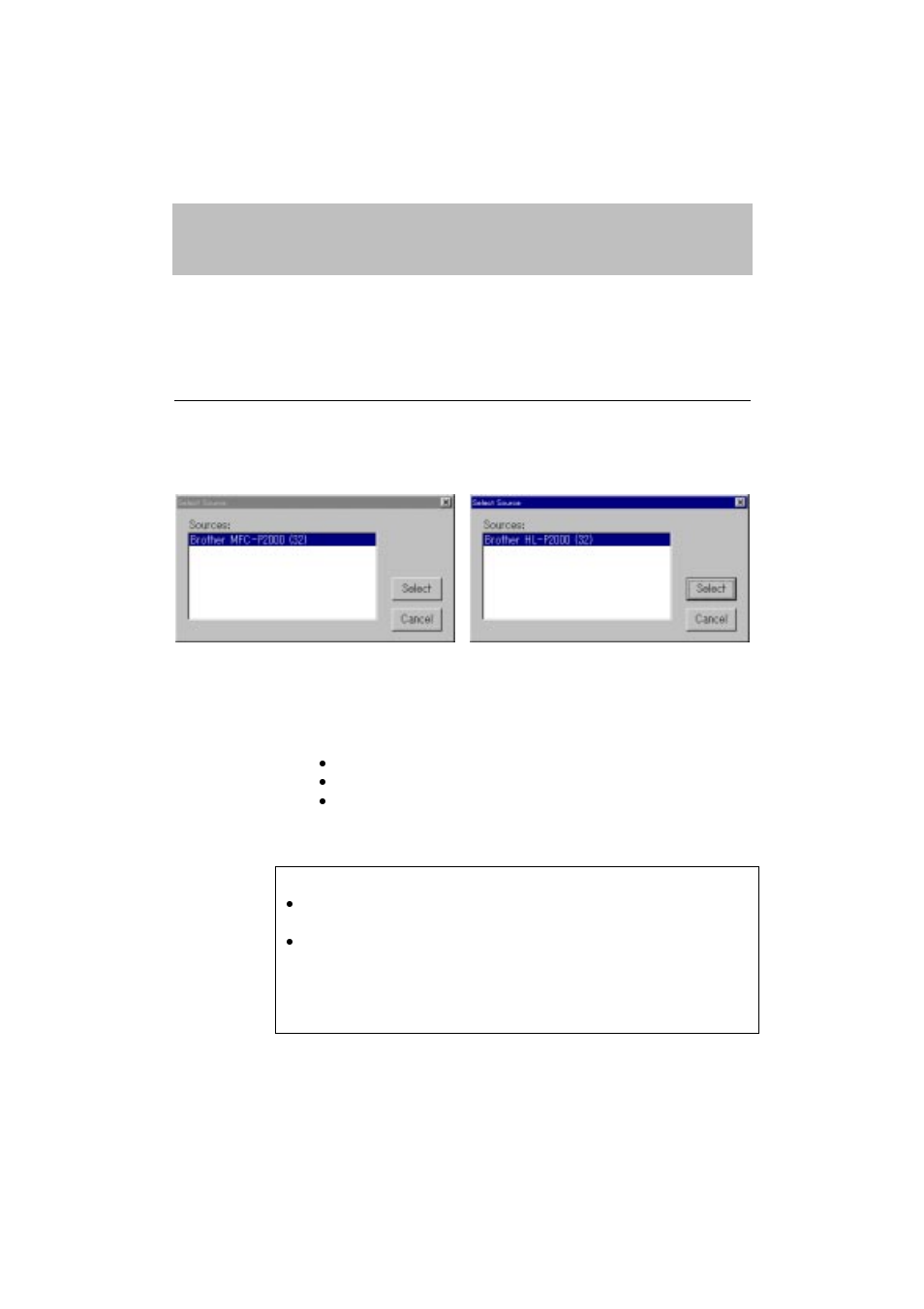 Chapter 5 scan, Scanning from twain compliant applications, Scanning from twain compliant applications 5-1 | Scan – chapter 5 | Brother HL-P2000 User Manual | Page 33 / 89
